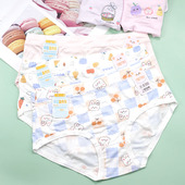 女童三角内裤 爱念6条 包邮 莫代尔A类健康卡通透气M5XL儿童高弹性