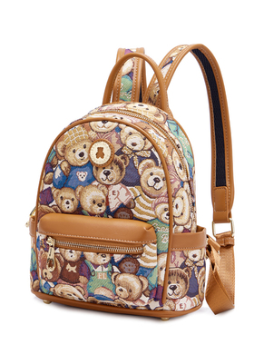 小熊依恋儿童小书包卡通幼儿园12-3-6岁儿童双肩包女童婴儿小背包