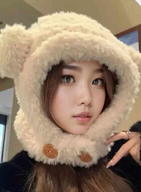 秋冬季新款毛线帽子女时尚百搭