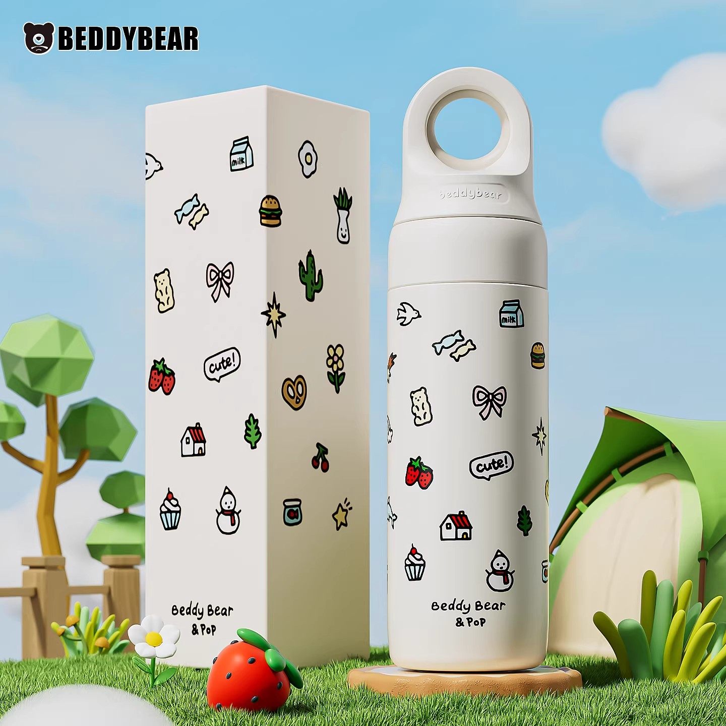 杯具熊星团保温杯无螺纹不锈钢保冷杯户外运动车载便携快开水杯子,餐饮具,保冷/保温杯,淘宝优惠券,粉丝福利购,淘宝优惠卷