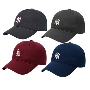 韩国正品MLB帽子软顶NY棒球帽小标LA百搭运动帽男女款可调节CP77