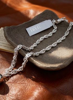 S925银韩版高级感轻奢环链式项链