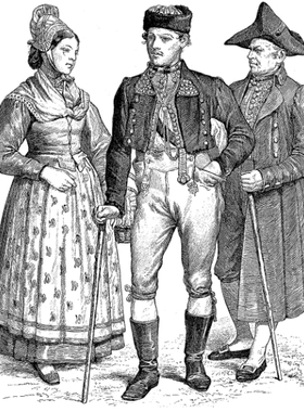 设计素材 Dover 古代服饰插图 Historic Costume 500P 318M