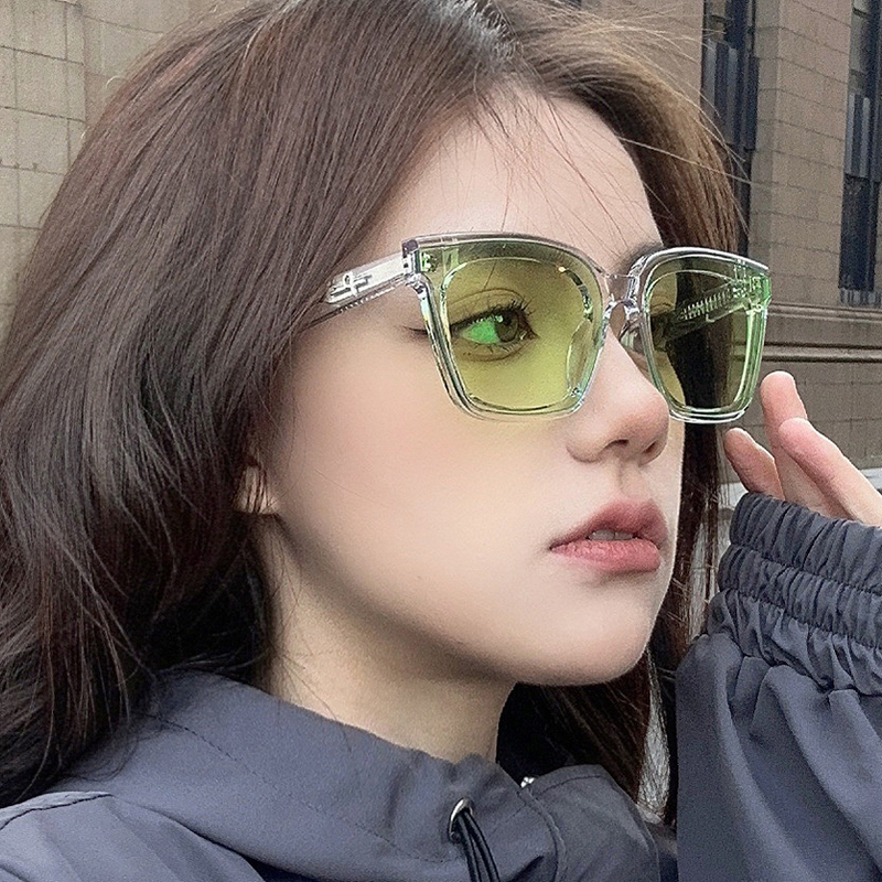 帕莎明星款太阳镜女小框瘦脸透明美妆显颜值全屏式墨镜PS1050