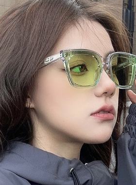 帕莎明星款太阳镜女小框瘦脸透明美妆显颜值全屏式墨镜PS1050