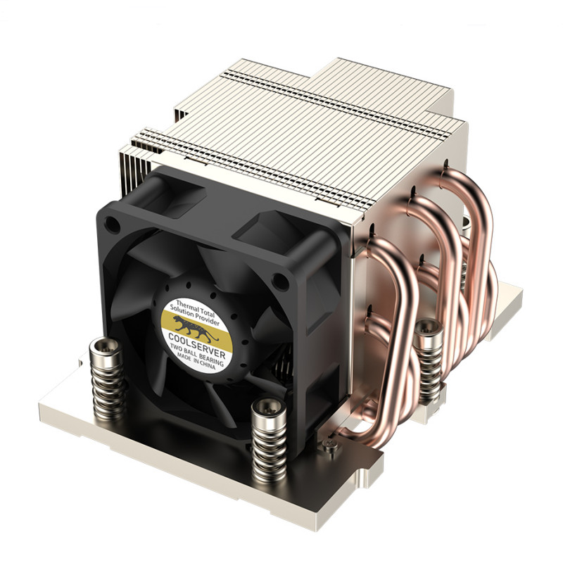 SP5 金钱豹散热器AMD EPYC 霄龙5代 9755 塔式4U服务器CPU风扇