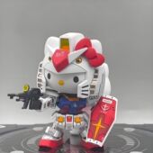 国模凯蒂猫元 祖KT猫扎古网红高机甲达模型男女孩玩具 祖网红潮玩元