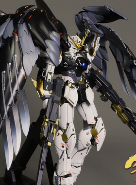 千手万代高达MG飞翼零式ka版手办黑雪姬敢达拼装模型玩具男生礼物