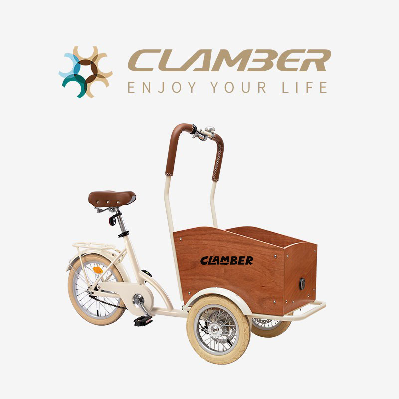 clamber亲子车宠物车倒骑三轮车