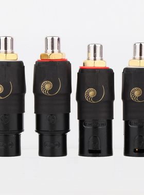 卡达斯CARDAS XLR平衡转RCA转接头卡侬公转RCA莲花母XLR卡侬转RCA