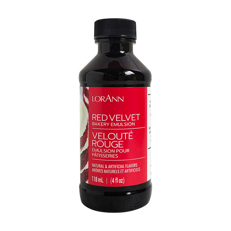 美国 lorann red velvet 食品级红丝绒液精华液色素118ml