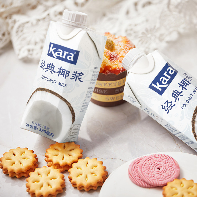 kara佳乐椰浆330ml*1椰汁饮品椰奶咖啡伴侣甜品西米露奶茶店专用