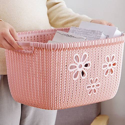 收纳筐收纳篮桌面杂物收纳盒零食玩具收纳筐学生宿舍护肤品收纳