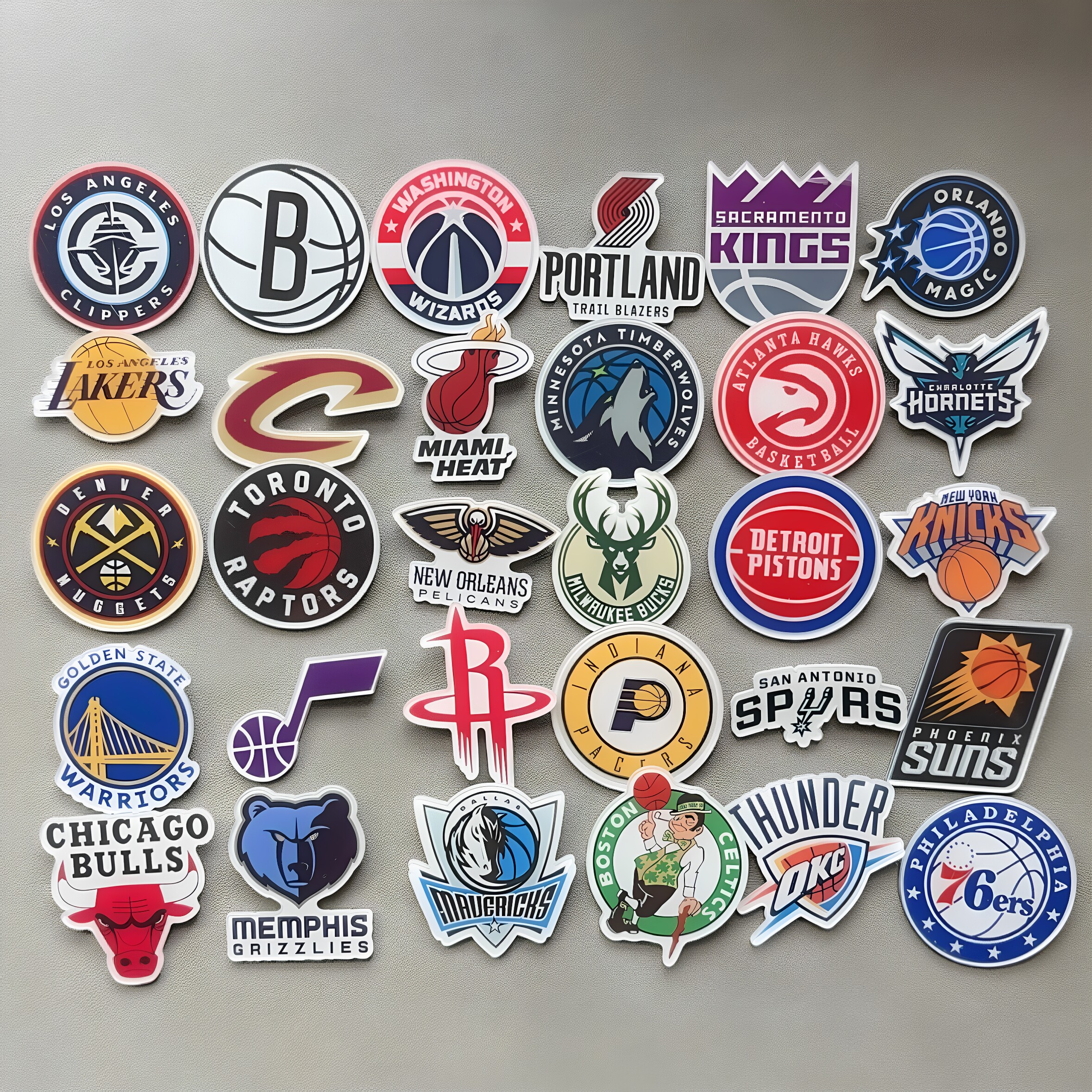篮球迷周边徽章胸针别针NBA