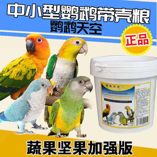 鹦鹉天空中小型鹦鹉鸟粮饲料坚果