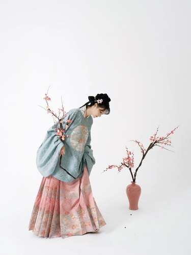 桑瑶记明制汉服伴娘出租