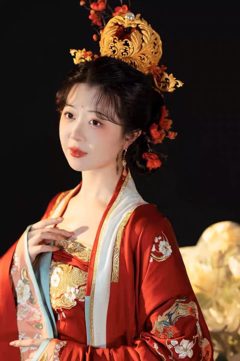【出租】十九匠造【琅花戏珠】汉服发冠配饰头冠饰品宋冠3D打印
