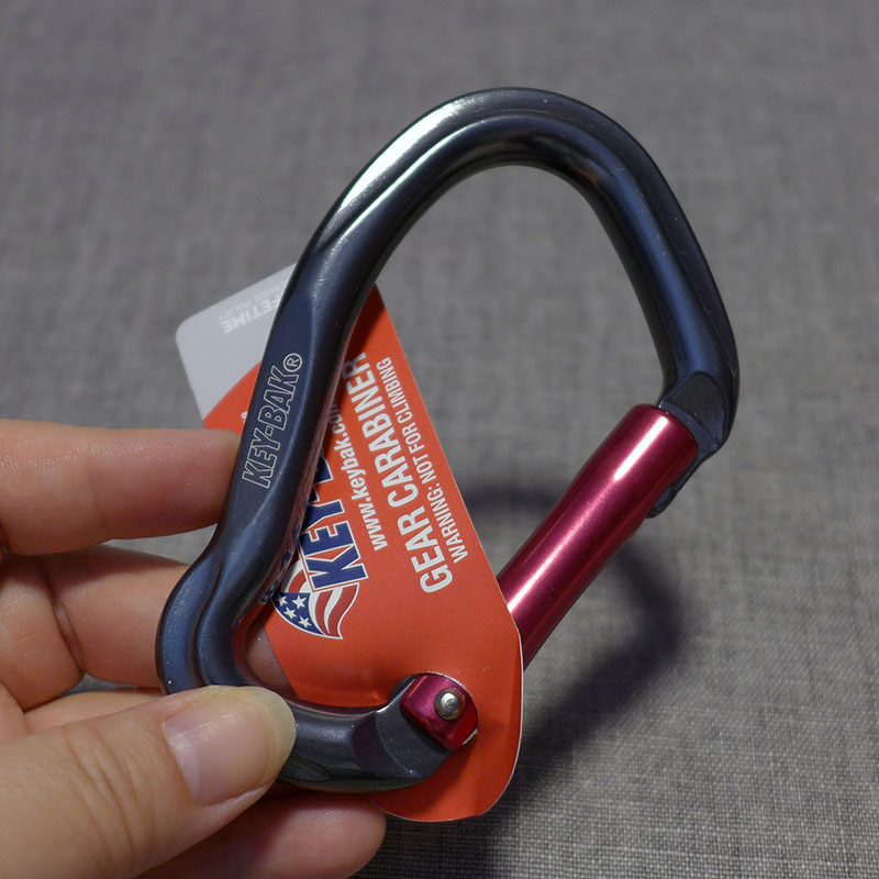 美国keybak铝合金登山扣D型扣户外快挂钩快扣挂扣gear carabiner