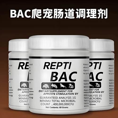 BAC肠胃调理专用益生菌爬宠陆龟变色龙蛇守宫鬃狮蜥拉稀拒食腹泻