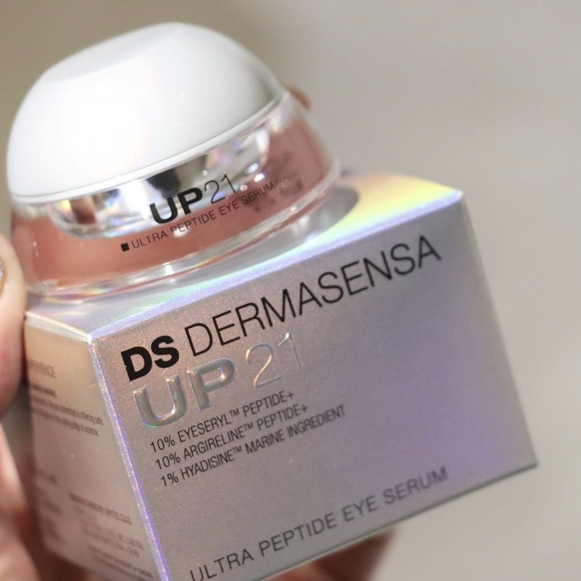 DS德玛森氏UP21多肽眼精华眼霜胶囊14粒保湿滋润眼袋 26年8月到期