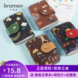 Милый кошелек, тонкий картхолдер, маленький бумажник, небольшая сумка, карточки, в корейском стиле