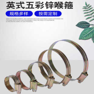 农用双钢丝铁皮镀锌喉箍紧固件滴灌带软带主水管抱箍消防带卡子