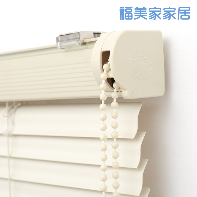 拉珠铝合金卧室防水百叶窗帘定制