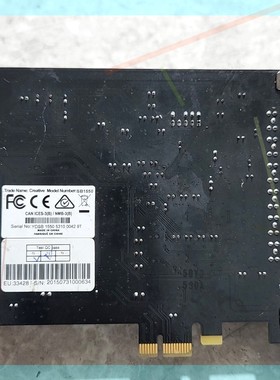 出售创新Sound Blaster SB1550内置声卡,几