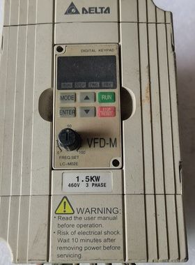 台达VFD015M43B 1.5kw三相 拆机件 实物拍摄