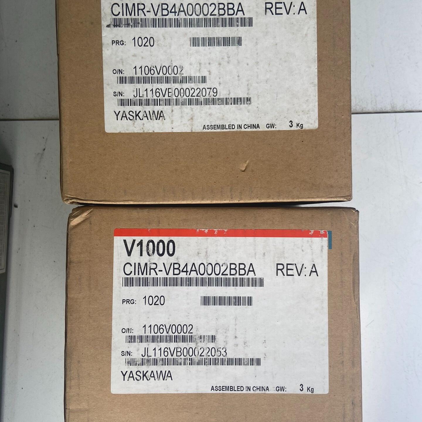 CIMR-VB4A0002BBA 库存安川变频器