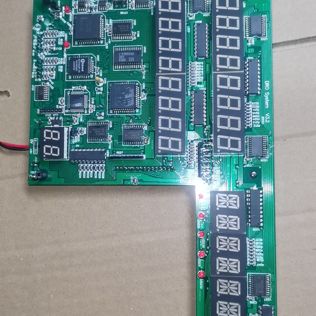 工业数显主板 带8段LED数码管显示 V3.2版本 绿色PC