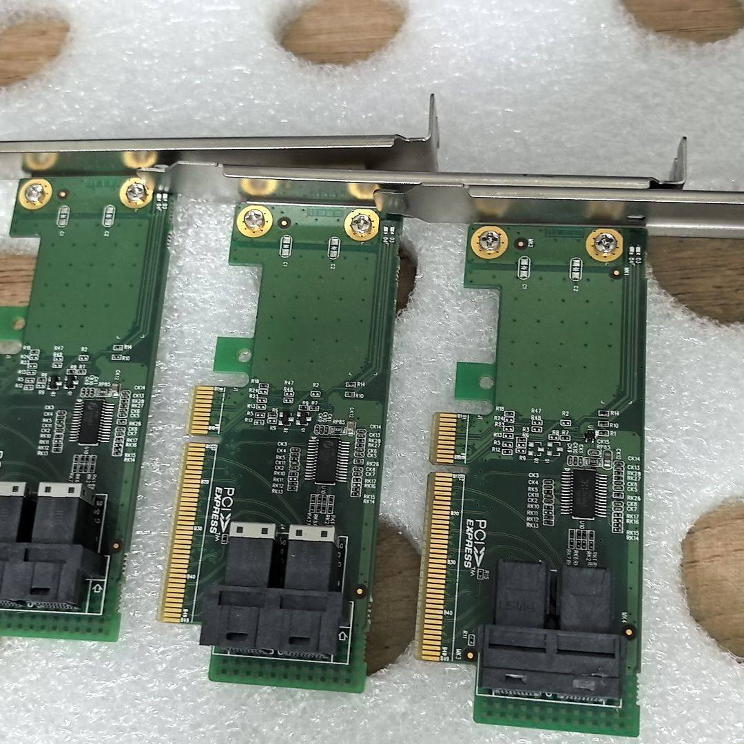 联瑞Linkreal U.2转接卡 PCIe X8转2口NV