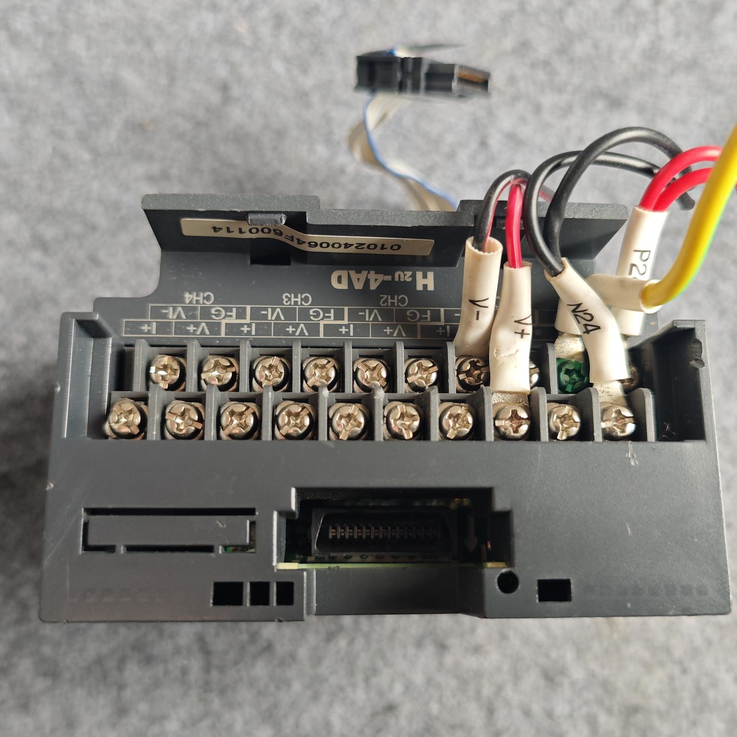出汇川 H2U-4AD PLC扩展模块  拆机件 实物拍