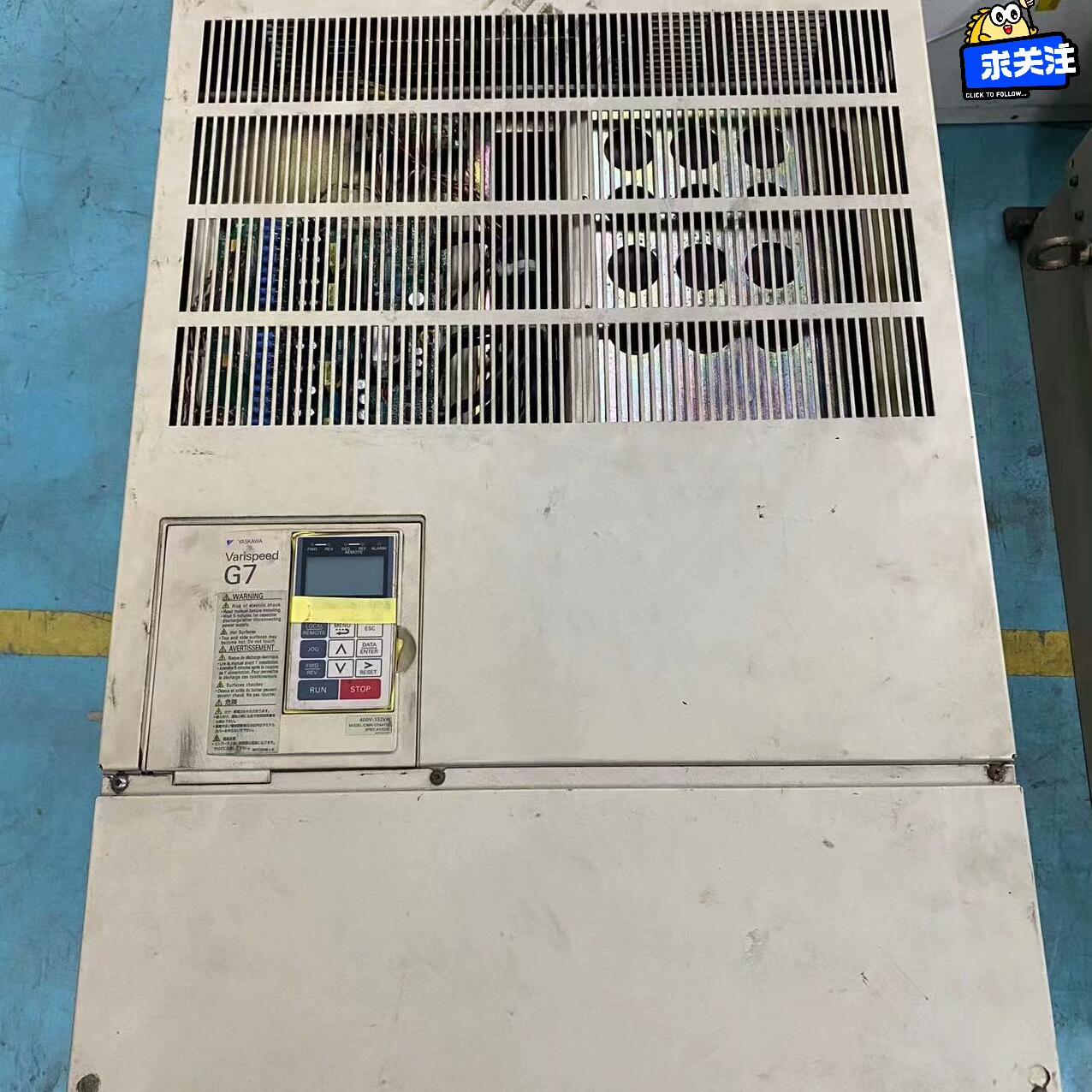 安川G7变频器CIMR-G7A4132 132kw 功能完好