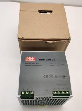 DRP-240-24 DC24V10A台湾明纬导轨安