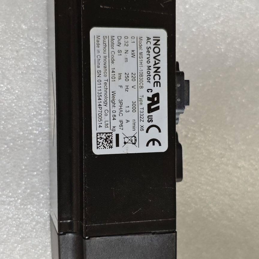 汇川INOVANCE伺服电机MS1H1-10B30CB 0.