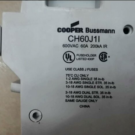 CH60J1I  /600VAC/60A/200KAIR