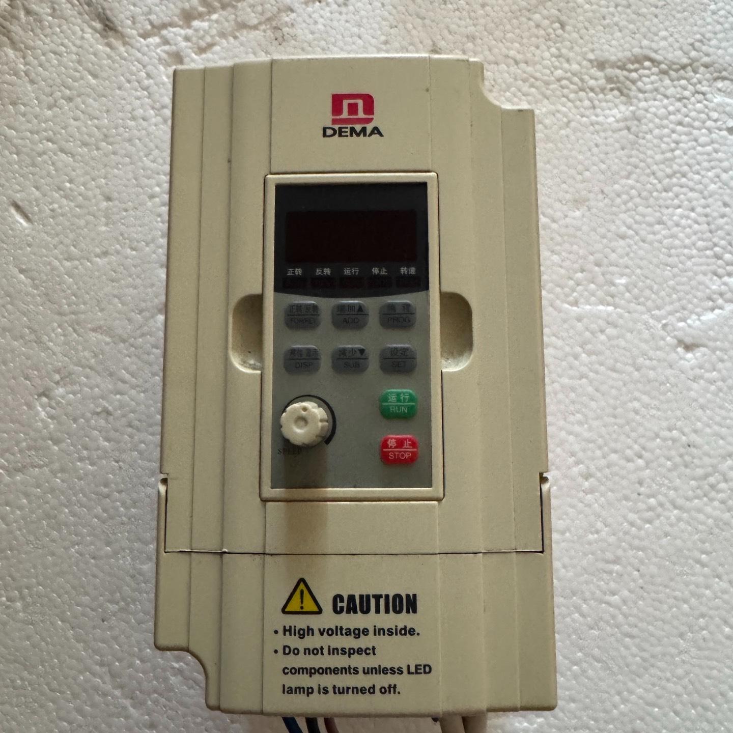 拆机德玛变频器D5M-1.5T4-1A  380v1.5