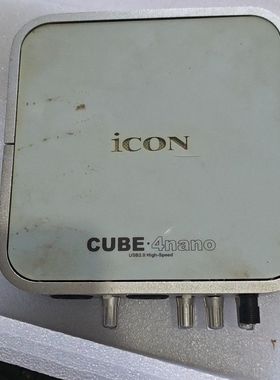 艾肯ICON CUBE 4nano声卡 实物拍摄。机器外观有