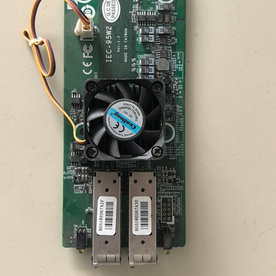 拆机一张IEC-95W2万兆防火墙网卡板卡