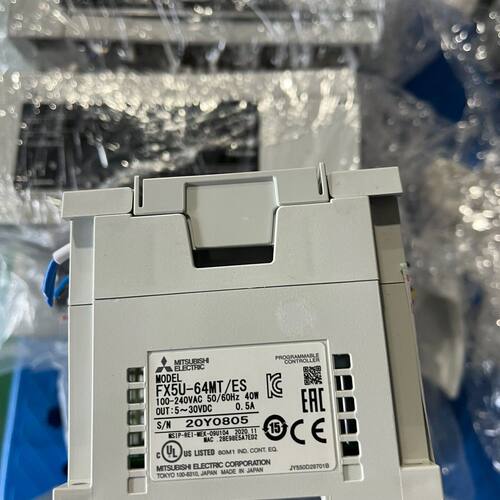 pLC  fX5U-64MT/ES功能正常 成色新