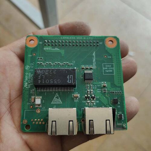 LSP9LEDA工业主板 VER.A 拆机件 带双网口 接口
