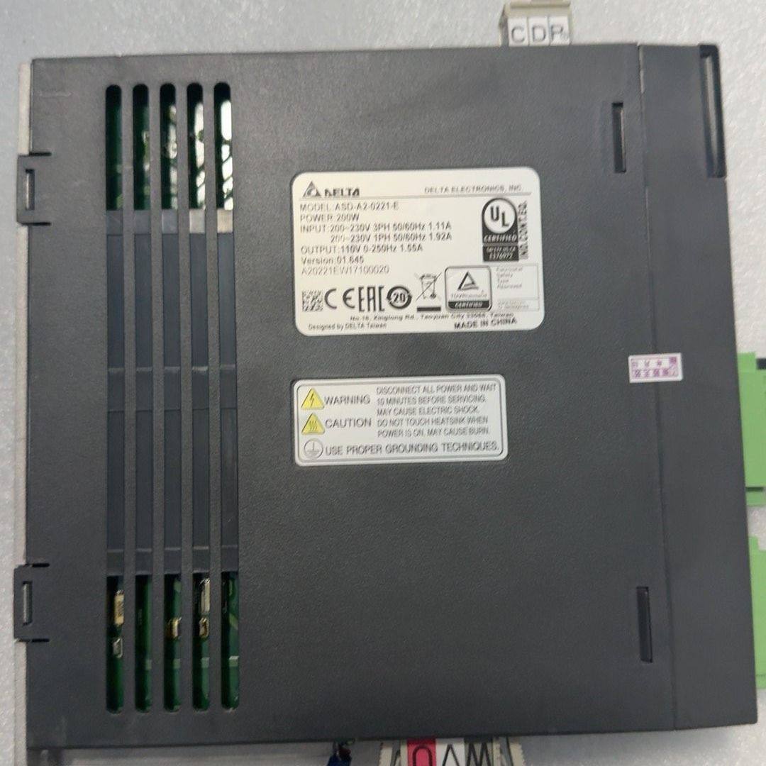台达A2伺服驱动器 型号ASD-A2-0221-E 200W