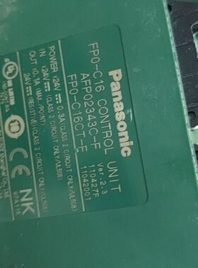 PLC 接口设备拆机PLC：FPO- C16CT 物
