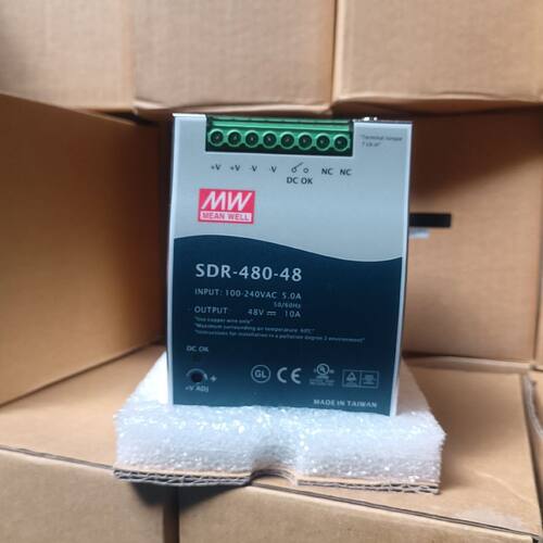 台湾明纬SDR-480-48明纬开关电源480w.48V明伟