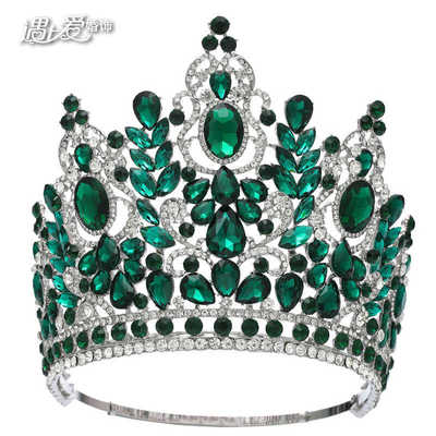 发饰合金水钻欧美皇冠