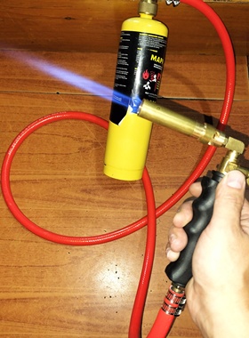 Mapp曼普气丙烷耐用高密度全铜喷火枪头焊枪高温小型家用无氧喷枪