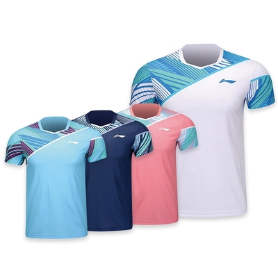 24新品真李宁羽毛球服男女速干