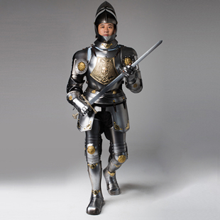 真人cos可穿盔甲/中世纪骑士欧式铠甲套装/舞台酒吧演出道具收藏