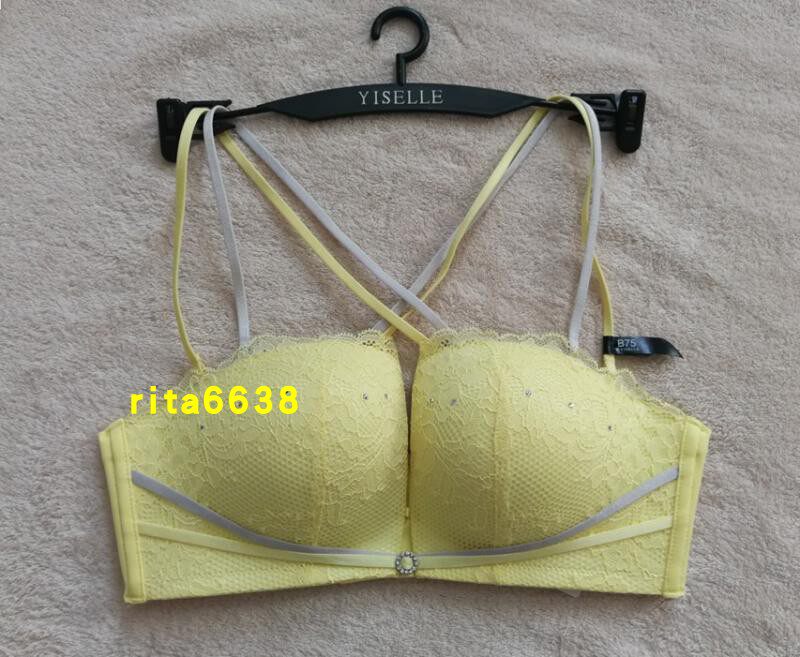 伊丝艾拉025 B中厚杯聚拢上托无钢圈四角杯文胸女士内衣 正品